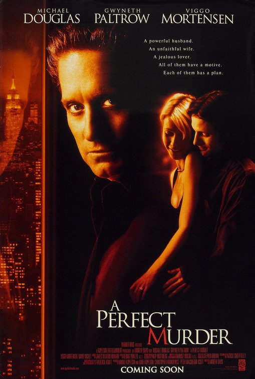 A Perfect Murder official movie poster