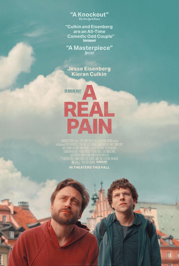 A Real Pain (2024) official movie poster