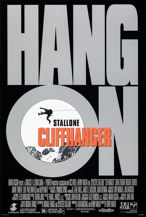 Cliffhanger (1993) official movie poster