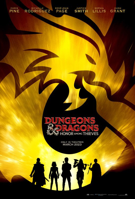 Dungeons & Dragons: Honor Among Thieves official movie poster