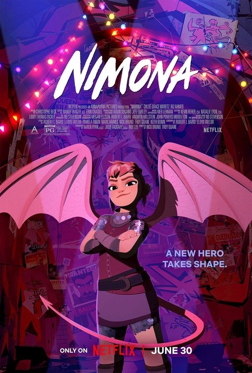 Nimona (2023) official movie poster