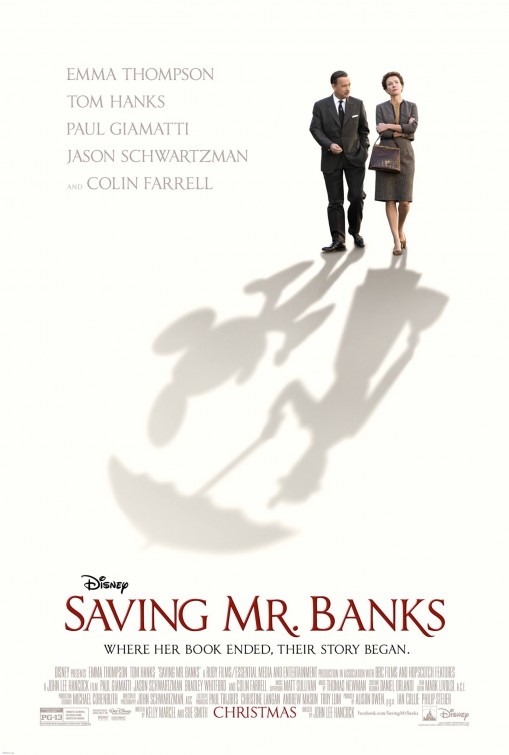 Saving Mr. Banks (2013) official movie poster