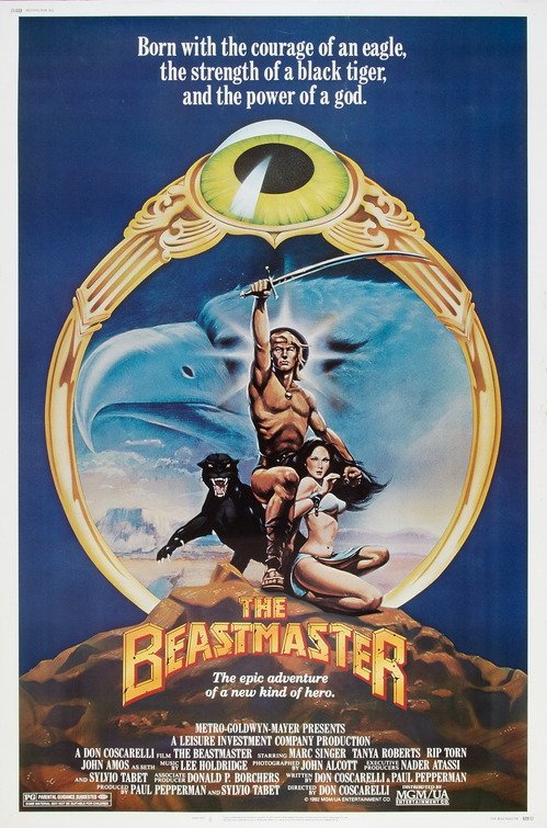 The Beastmaster (1982) official movie poster