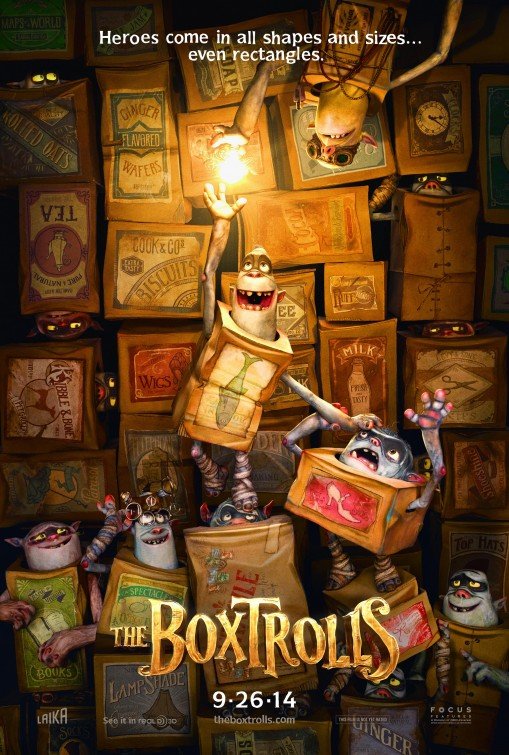 The Boxtrolls (2014) official movie poster