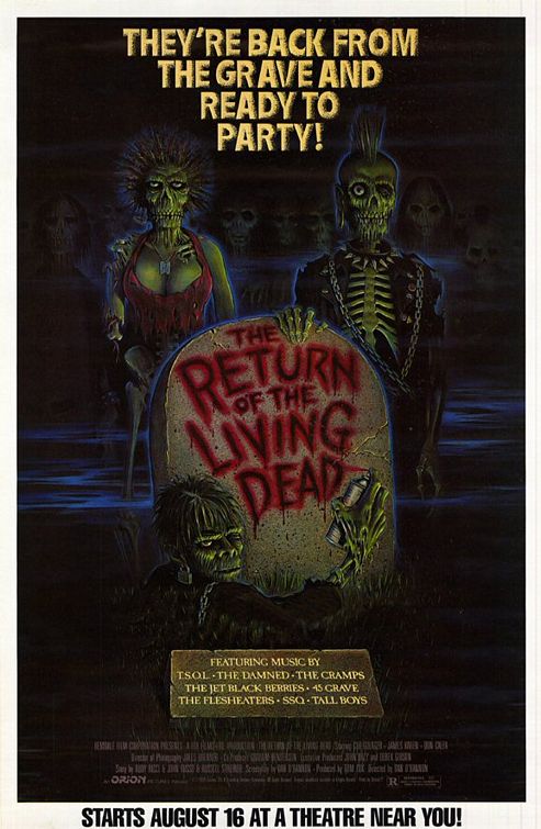 The Return of the Living Dead (1985) official movie poster