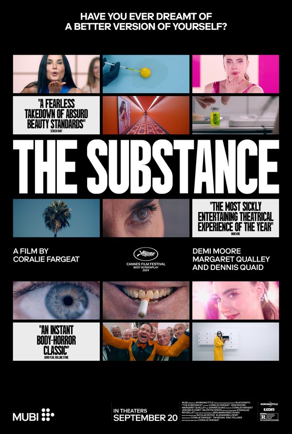 The Substance (2024) official movie poster