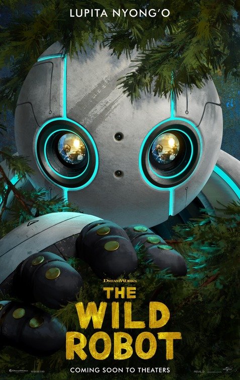 The Wild Robot (2024) official movie poster
