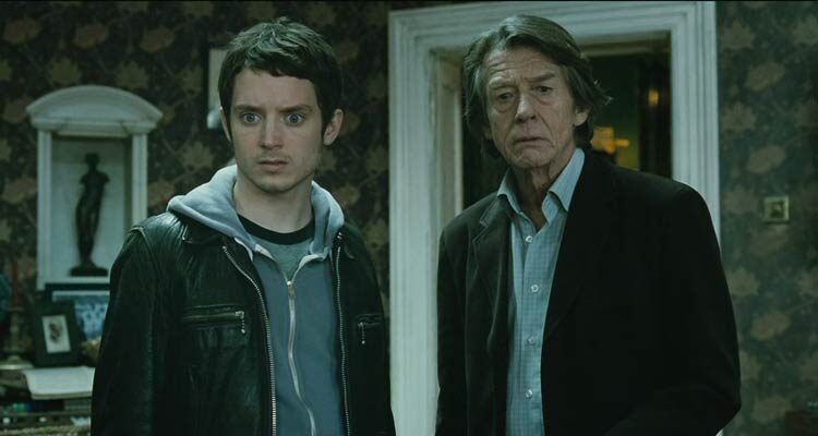 The Oxford Murders 2008 Movie Scene Elijah Wood as Martin and John Hurt as Arthur Seldom finding the murder victim