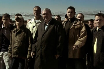 The Football Factory 2004 Movie Scene Danny Dyer as Tommy and the rest of the football hooligans getting ready for the fight