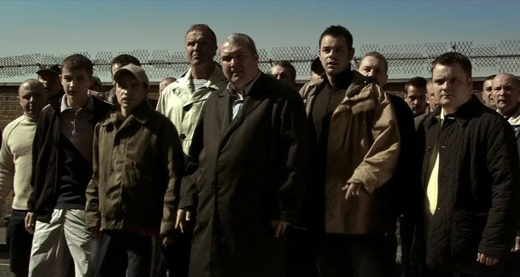 The Football Factory 2004 Movie Scene Danny Dyer as Tommy and the rest of the football hooligans getting ready for the fight