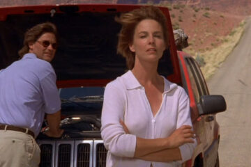 Breakdown 1997 Movie Scene Kurt Russell as Jeff Taylor and Kathleen Quinlan as Amy Taylor