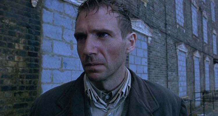 Spider 2002 Movie Scene Ralph Fiennes as Spider a man suffering from mental illness thinking about his childhood