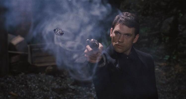 Perfect Creature 2006 Movie Scene Dougray Scott as Silus firing a special steampunk gun