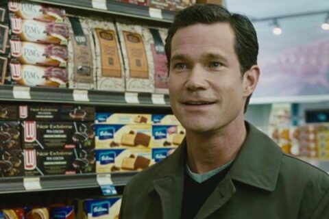 The Stepfather 2009 Movie Scene Dylan Walsh as David Harris meeting his next victims in the supermarket