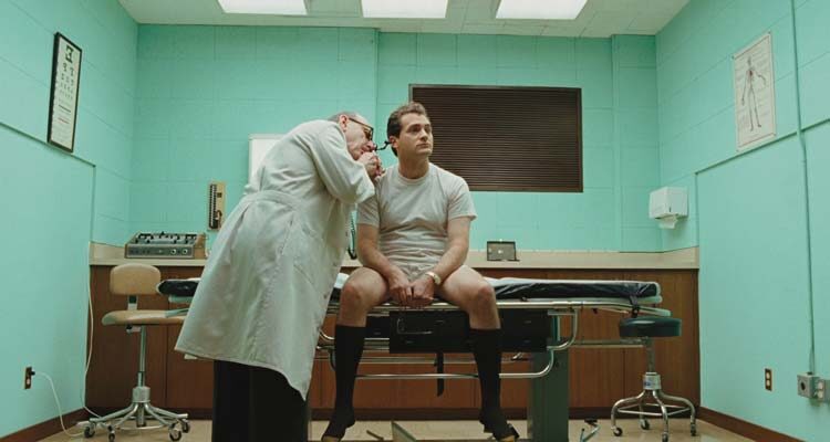 A Serious Man 2009 Movie Scene Michael Stuhlbarg as Larry Gopnik at a doctor's exam