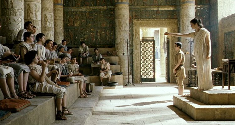 Agora movie 2009 Scene Rachel Weisz as Hypatia teaching her class