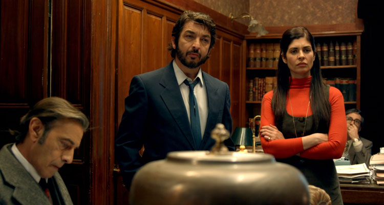 The Secret In Their Eyes 2009 Movie Scene Ricardo Darín as Benjamín Esposito and Soledad Villamil as Irene