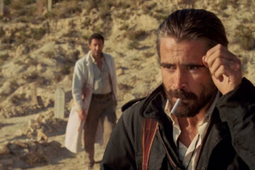 Triage Movie 2009 Scene Colin Farrell as Mark Walsh smoking a cigarette after a skirmish