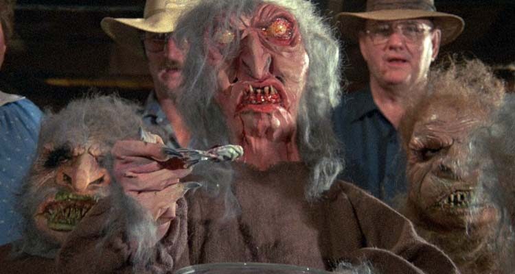 Troll 2 Movie Scene Goblins or Trolls holding a spoon with an ice-cream