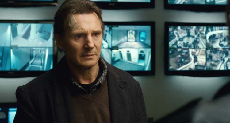 Unknown 2011 Movie Scene Liam Neeson as Dr. Martin Harris trying to prove his identity to hotel security
