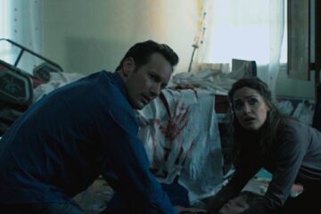 Insidious 2010 Movie Scene Patrick Wilson as Josh and Rose Byrne as Renai in their son's room after the attack from the demon or the spirits