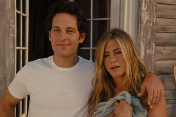 Wanderlust 2012 Movie Scene Jennifer Aniston as Linda and Paul Rudd as George after their first night in a hippy community
