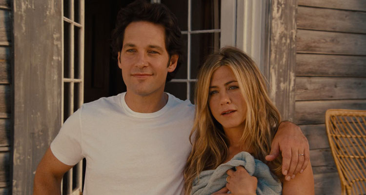 Wanderlust 2012 Movie Scene Jennifer Aniston as Linda and Paul Rudd as George after their first night in a hippy community