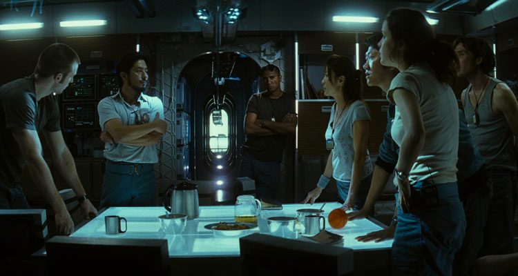 Sunshine 2007 Movie, the crew of spaceship Icarus II