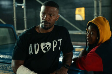 Project Power 2020 Movie Jamie Foxx and Dominique Fishback talking