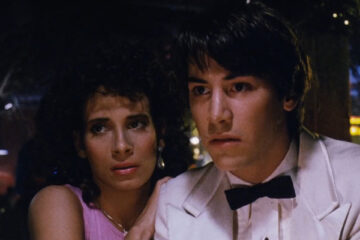 The Night Before 1988 Movie Scene Keanu Reeves and Theresa Saldana