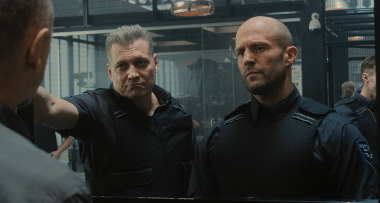 Wrath of Man 2021 Movie Scene Jason Statham and Holt McCallany going on their first job together