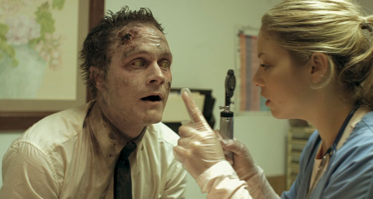 The Revenant 2009 Movie Scene David Anders as Bart getting his eyes checked at the hospital after finding out that he's undead