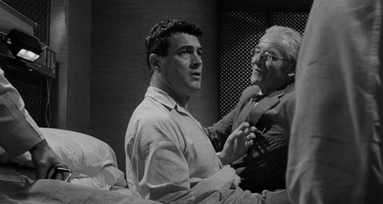 Seconds Movie 1966 Scene Rock Hudson as Wilson realizing what's going on