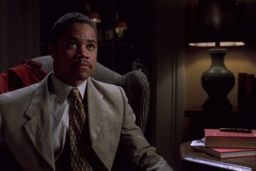 A Murder of Crows Movie 1998 Scene Cuba Gooding Jr. as Lawson Russell confronting the killer