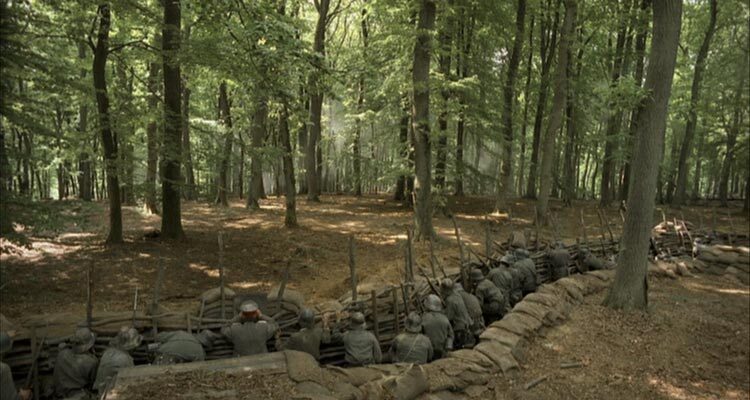 The Lost Battalion 2001 Movie Scene The German army in their sophisticated trench inside Argonne Forest waiting to attack