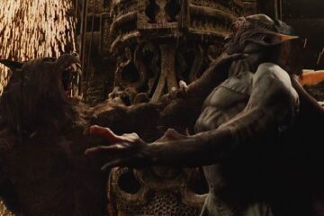 Van Helsing 2004 Movie Scene Werewolf fighting Dracula who turned into a winged monster