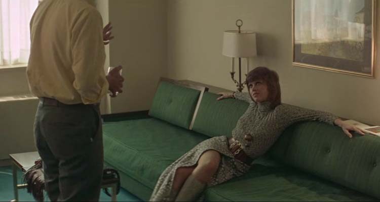 Klute 1971 Movie Scene Jane Fonda as Bree Daniels a call girl talking to her client