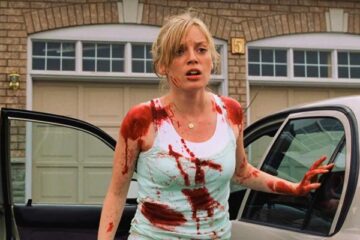 Dawn of the Dead 2004 Movie Scene Sarah Polley as Ana realizing that the zombie apocalypse has begun