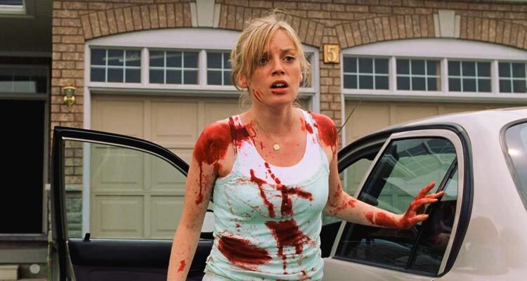 Dawn of the Dead 2004 Movie Scene Sarah Polley as Ana realizing that the zombie apocalypse has begun