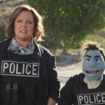 The Happytime Murders 2018 Movie Scene Melissa McCarthy as Detective Connie Edwards and Bill Barretta as Phil Phillips the puppet who's now a private investigator